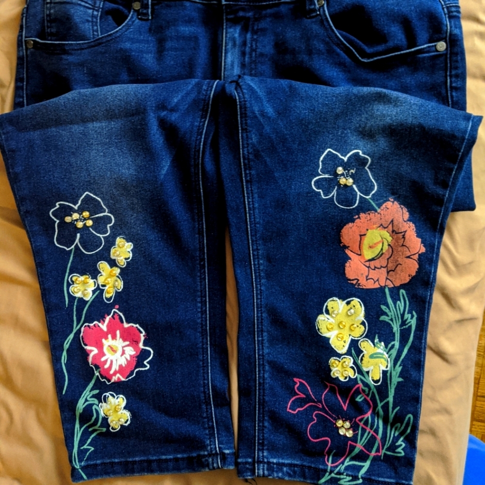 Denim Crop Jeans